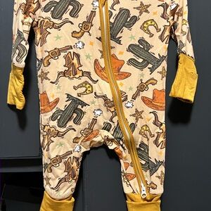 BAMBOO Western Adventure Kids Footie